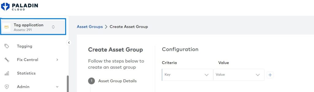select asset group