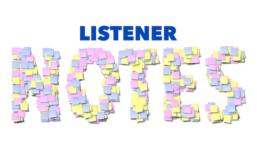 Listener Notes